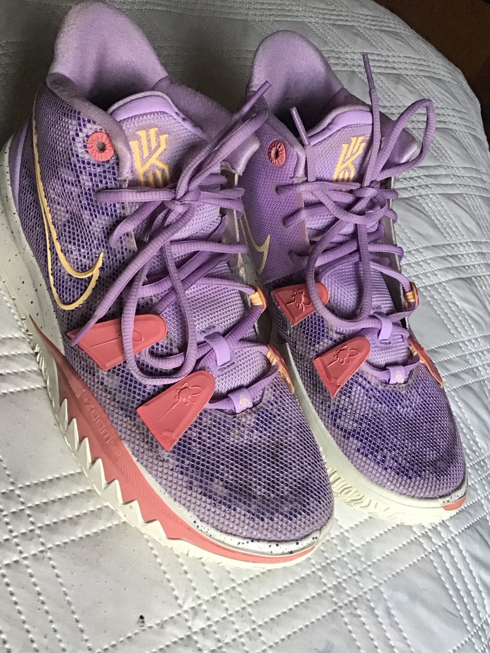 Nike Purple and Pink Women's Athletic Sneakers